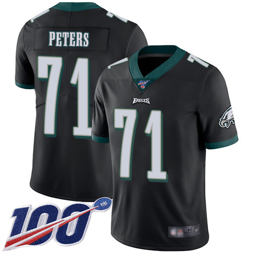 Men Philadelphia Eagles 71 Jason Peters Black Alternate Vapor Untouchable NFL Jersey Limited Player